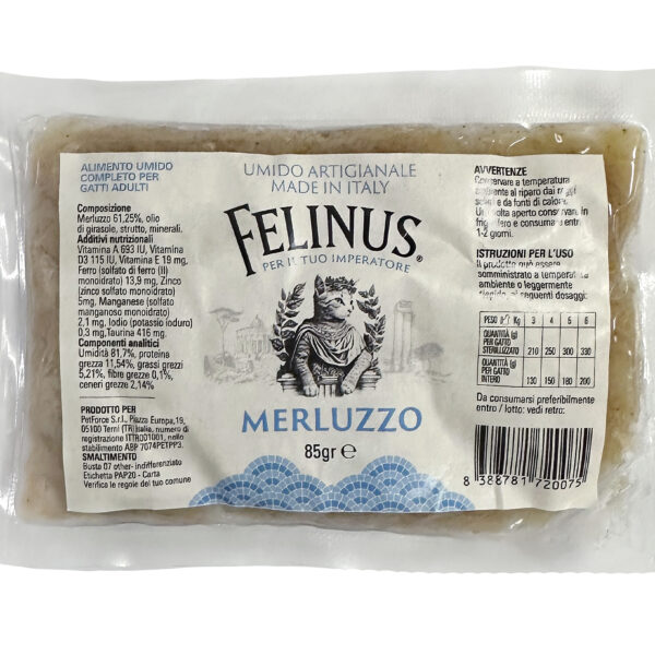 Umido Artigianale made in Italy al Merluzzo