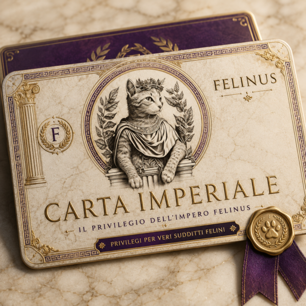 Carta Imperiale Felinus, la tessera che dà diritto agli sconti riservati